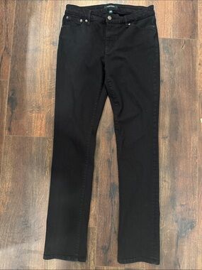 Lauren Ralph Lauren Black premier straight Leg Women's Jeans size 28 nwot